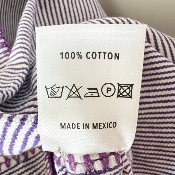 Pippa Holt Kaftan No.66 Limited Edition Purple Cotton Embroidered - Picture 8 of 9